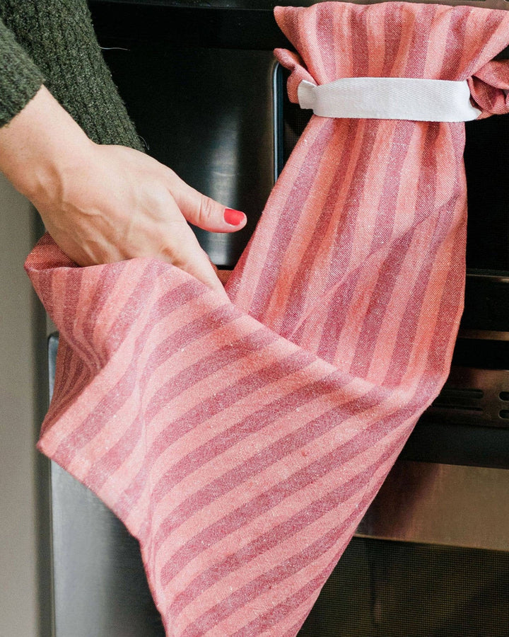 Red Stripe Kitchen Towel