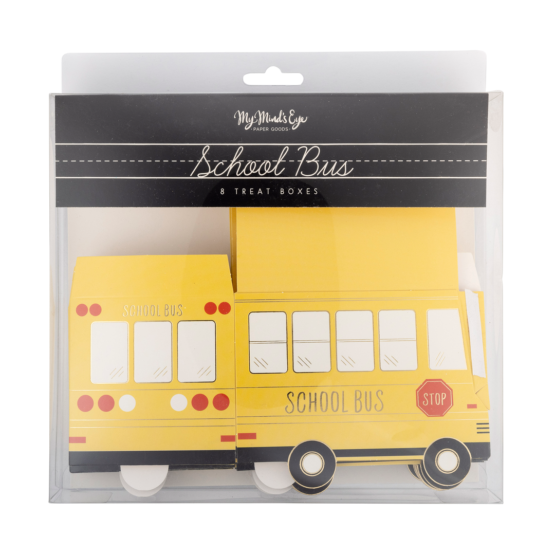 School Bus Treat Boxes