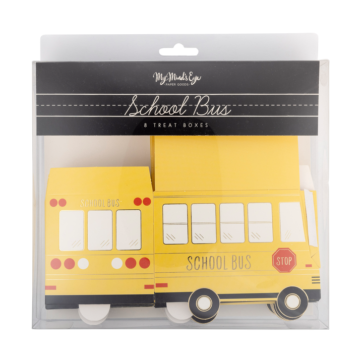 School Bus Treat Boxes