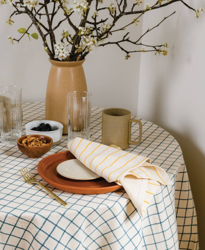 Block Print Stripe Napkin Set