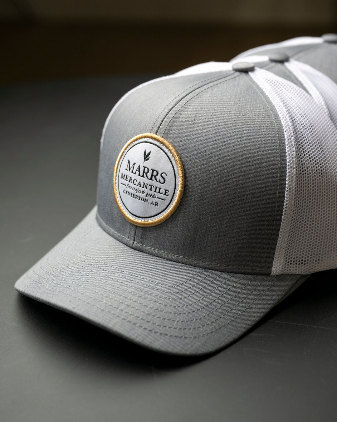 Marrs Mercantile Hat - Gray & White