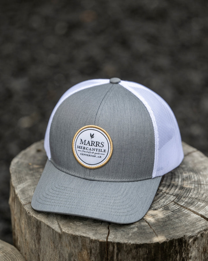 Marrs Mercantile Hat - Gray & White