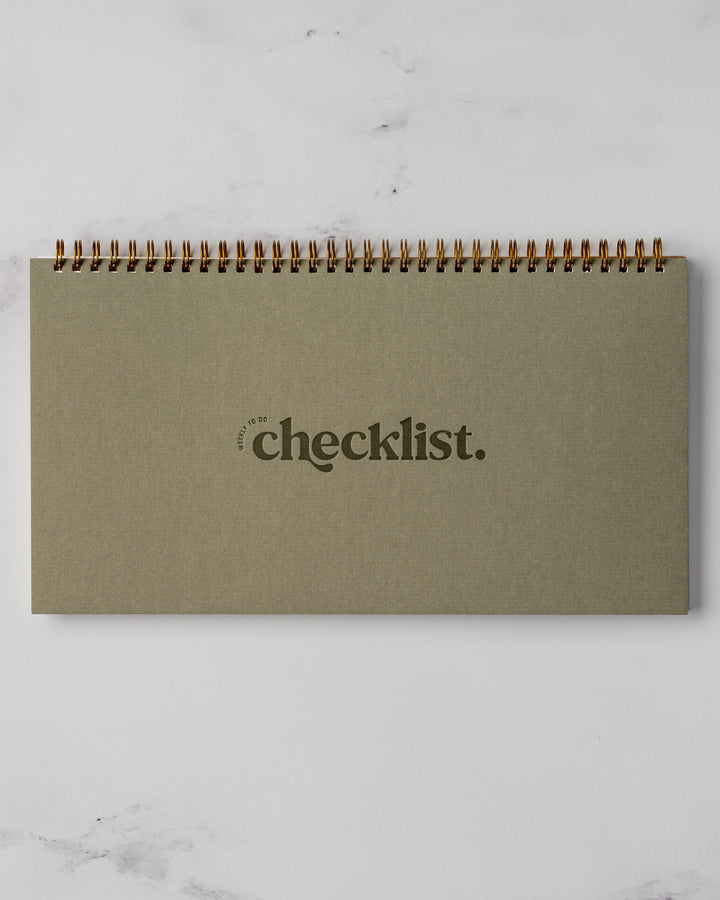 Weekly To Do Checklist Planner