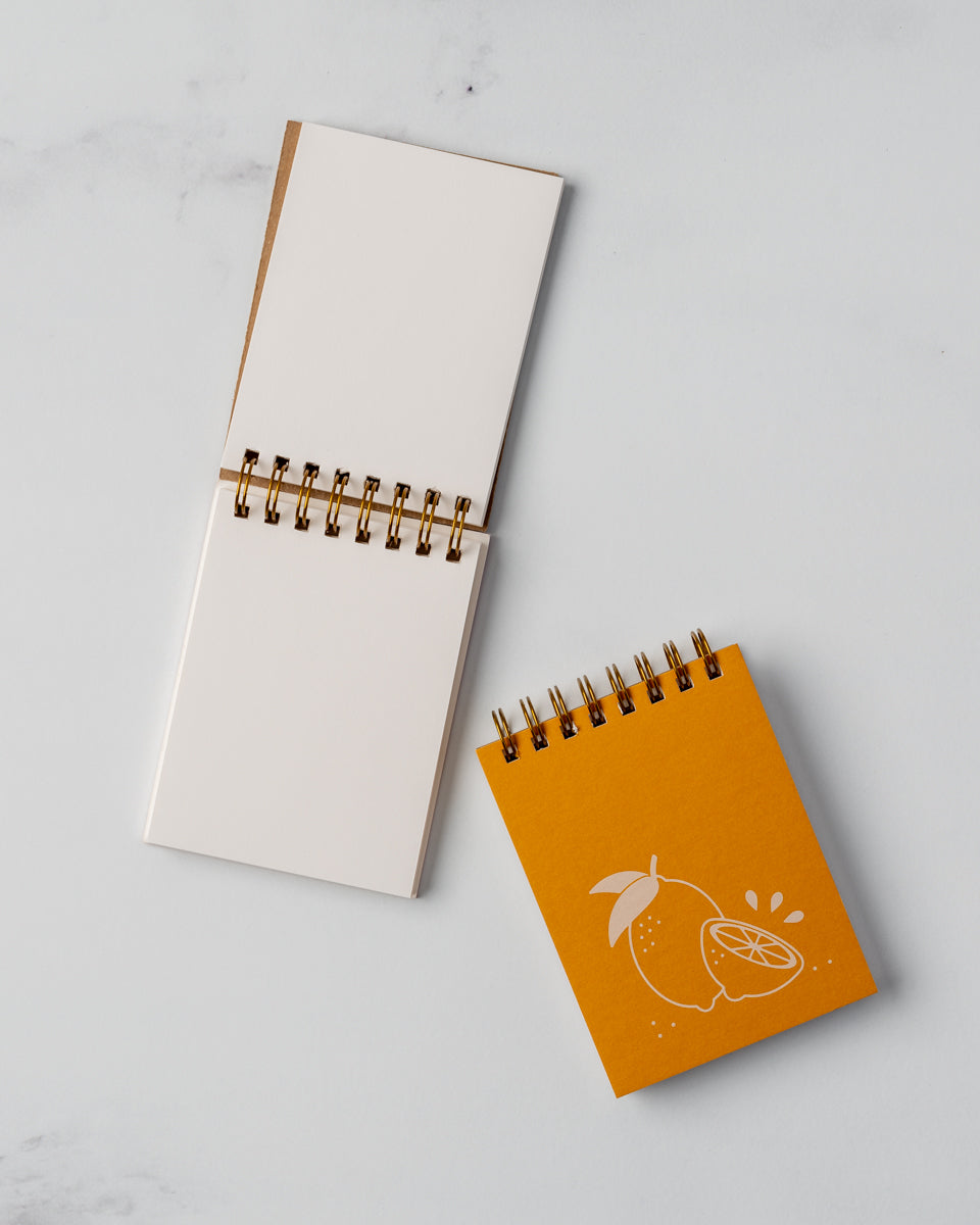 Lemon Mini Jotter Notebook