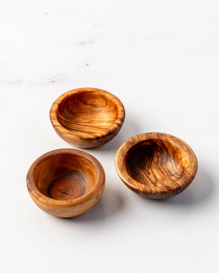 Olive Wood Pinch Bowl