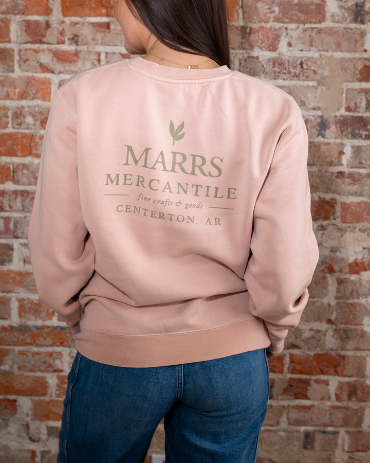 Marrs Mercantile Blush Crewneck