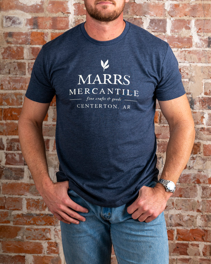 Marrs Mercantile Tee - Navy