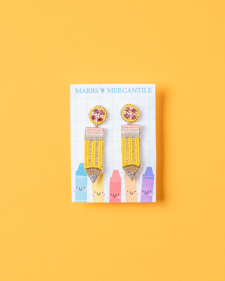 Teacher Pencil Earrings