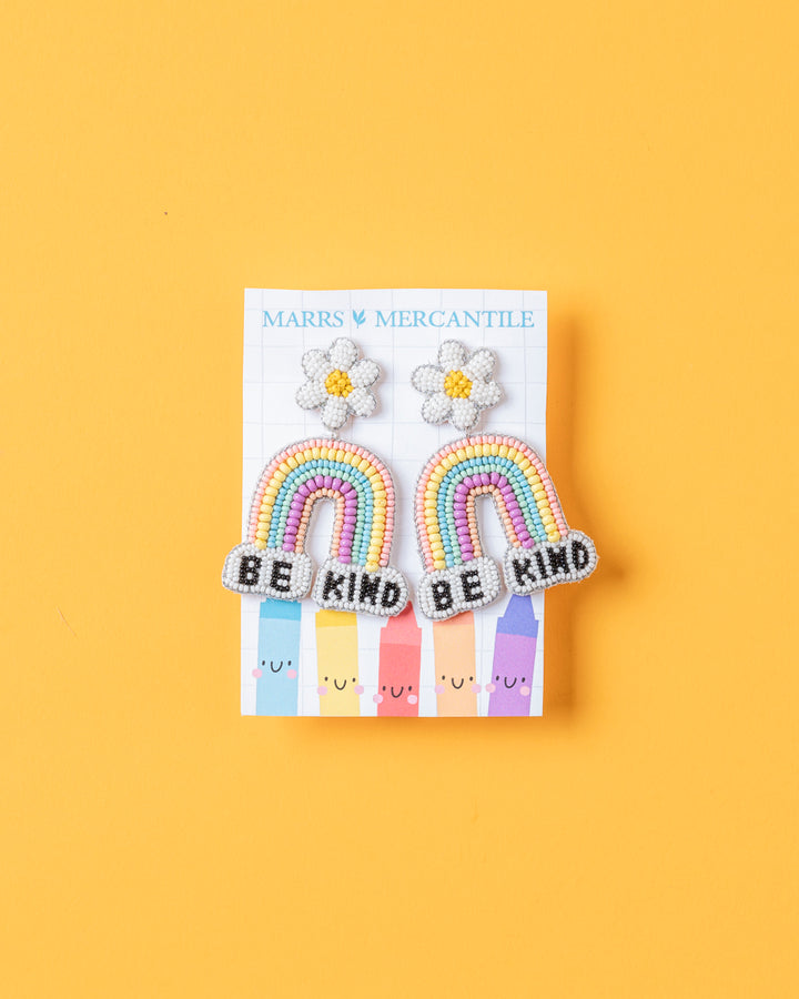 Be Kind Rainbow Earrings