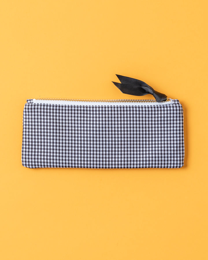 Gingham Pencil Pouch