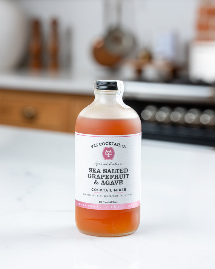 Sea Salted Grapefruit & Agave Cocktail Mixer