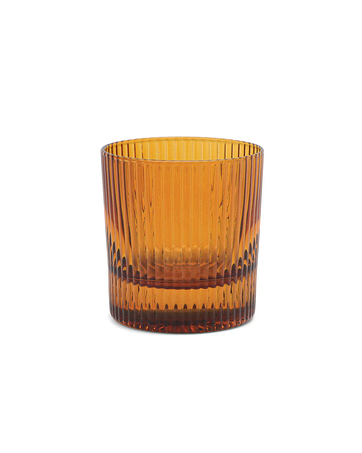 The Scout Lowball Glass Amber