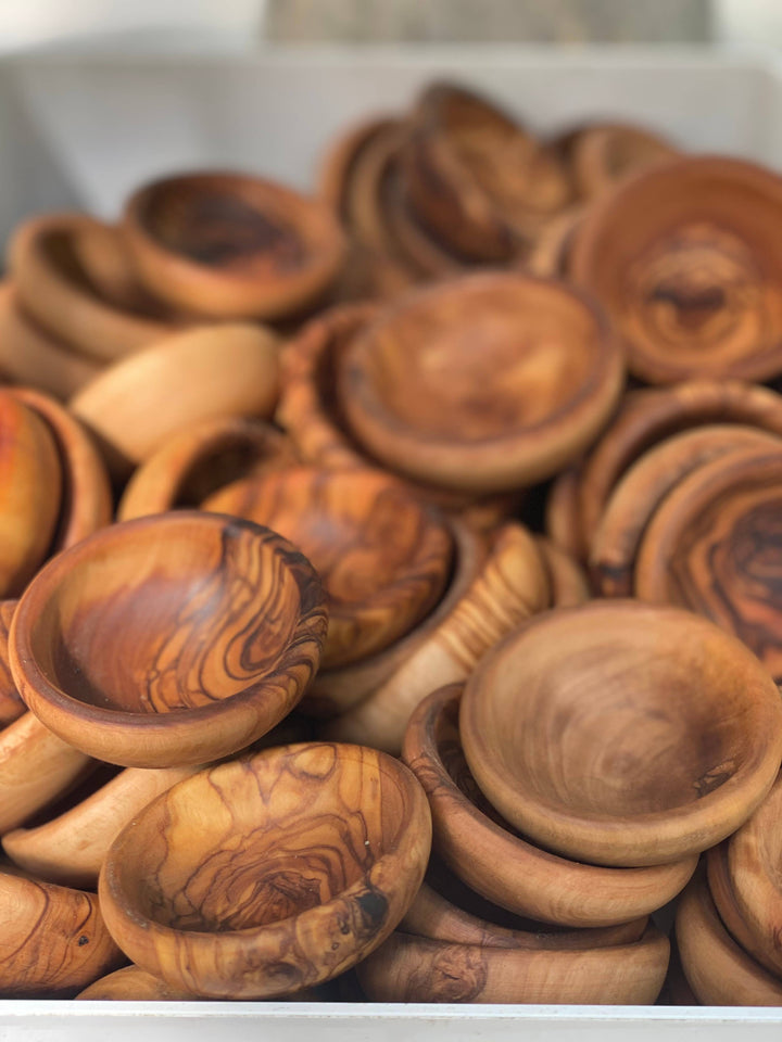 Olive Wood Pinch Bowl